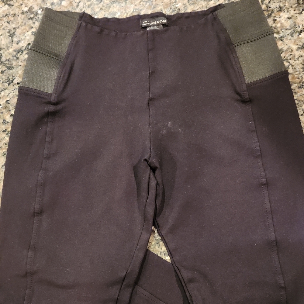 Shinestar Black Leggings (dressy)